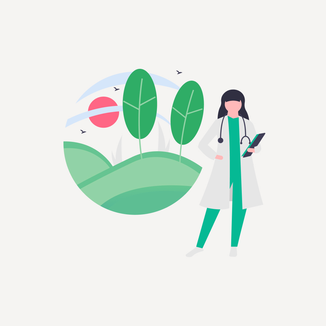 The carbon footprint simulator for medical practice